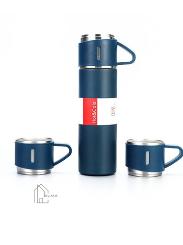 فلاسک استیل لاکچری لیوان دار