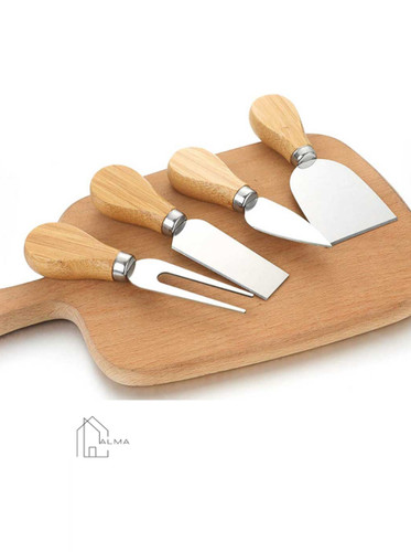 ست کارد صبحانه خوری چهار عددی بامبو